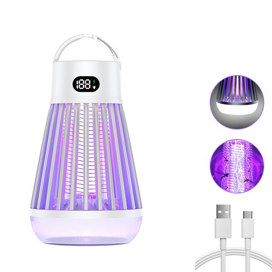 BuzzOff | Muggen- en insectenverwijderingslamp | 1+1 GRATIS