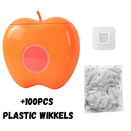 WrapStash | Plastic Wrap Opbergdoos + 100 Gratis wikkels