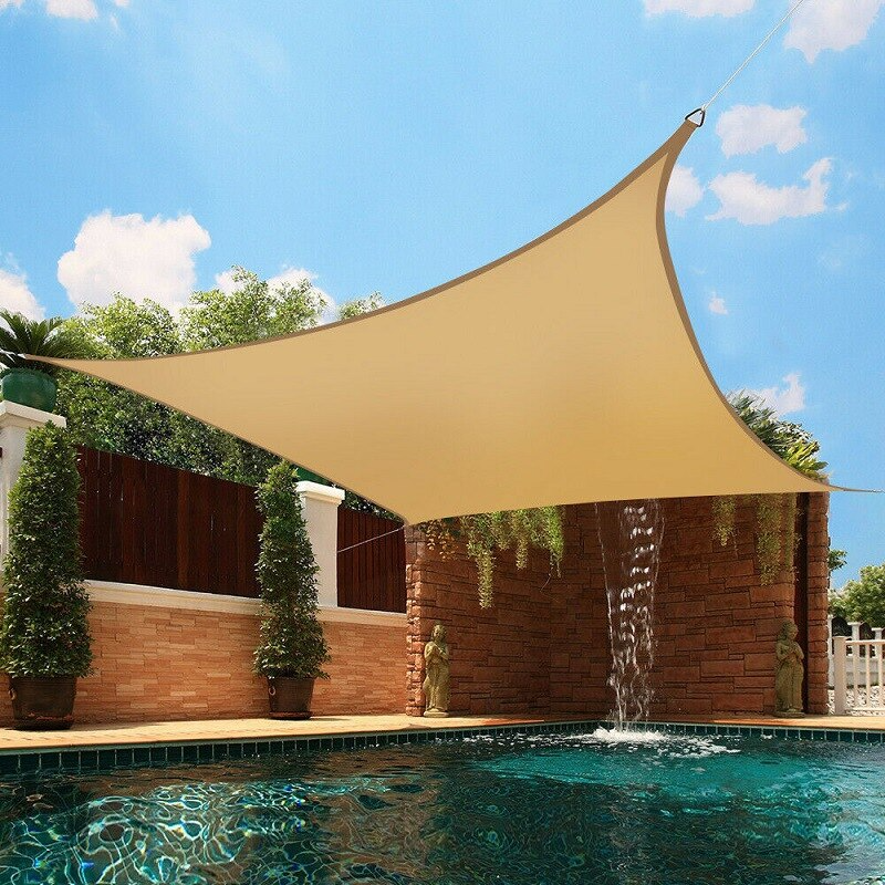 Luxe Shade Canopy I Waterdichte Parasol Patio Zonnescherm | 55% Korting