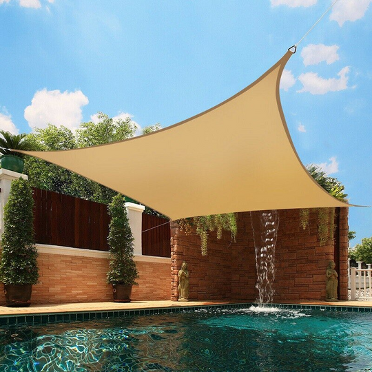 Luxe Shade Canopy I Waterdichte Parasol Patio Zonnescherm | 55% Korting