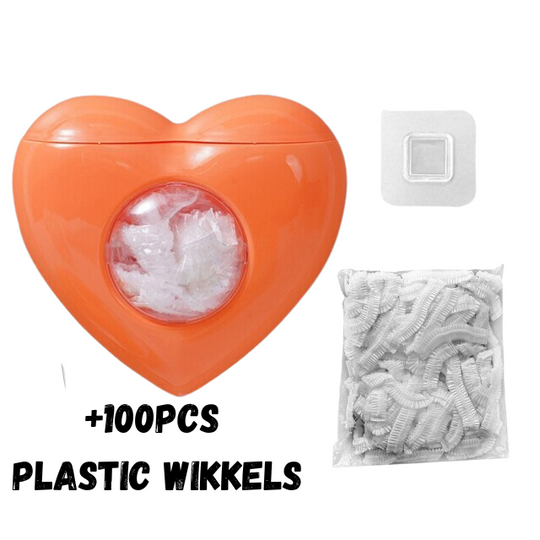 WrapStash | Plastic Wrap Opbergdoos + 100 Gratis wikkels