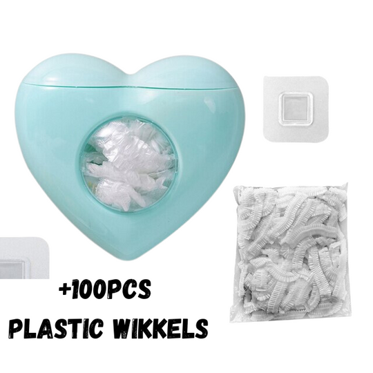 WrapStash | Plastic Wrap Opbergdoos + 100 Gratis wikkels