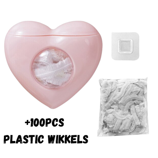 WrapStash | Plastic Wrap Opbergdoos + 100 Gratis wikkels