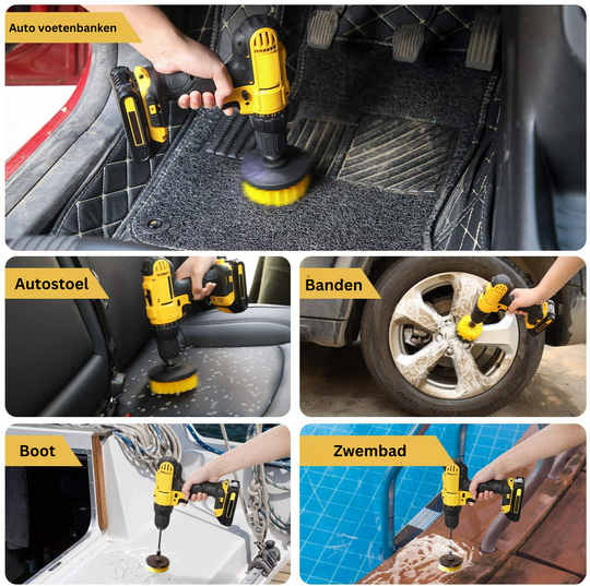 CleanzoidBrush | Multifunctionele Boorborstel