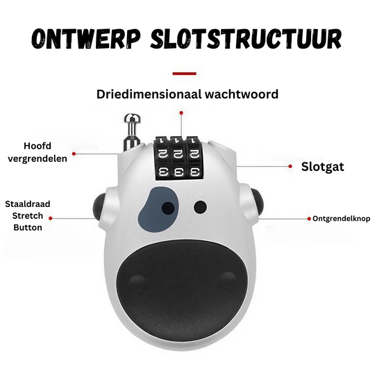 UltiLock | Anti-diefstal fiets motorslot | 1+1 GRATIS