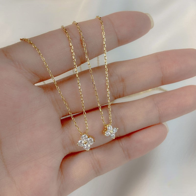 Anouk | Klaver Vier Stenen Ketting