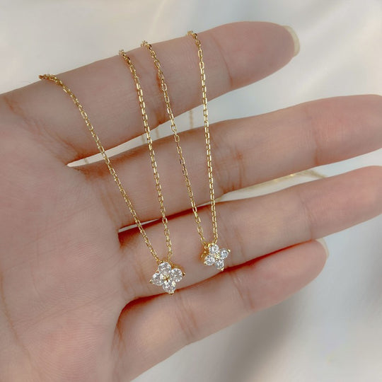 Anouk | Klaver Vier Stenen Ketting