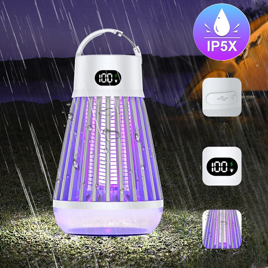 BuzzOff | Muggen- en insectenverwijderingslamp | 1+1 GRATIS