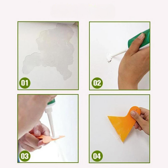 WallWonder | Waterdichte muurreparatie crème | 1+1 GRATIS