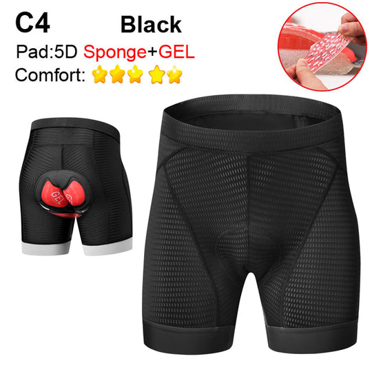 NaturoComfort | Unisex Fietsbroek 5D gel | 1+1 GRATIS