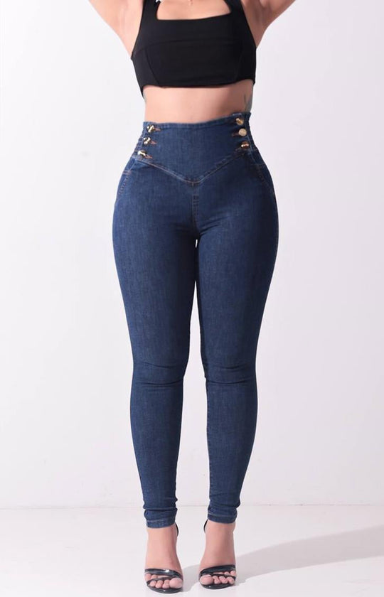 Sophie | Stretch jeans met hoge taille