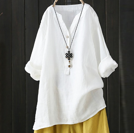 Benthe | Effen blouse