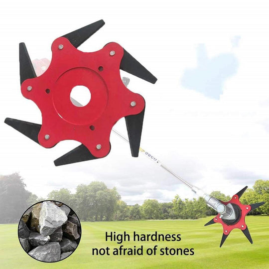 Sharp™ | Universal 6-Stål Razor Gräs Trimmer Huvud