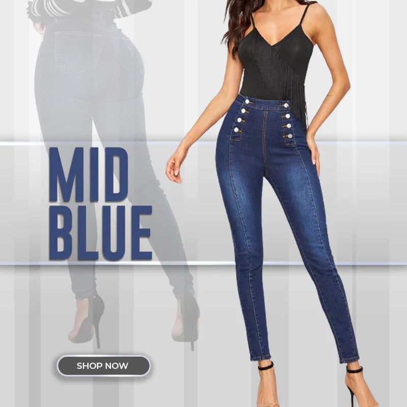 Sophie | Stretch jeans met hoge taille