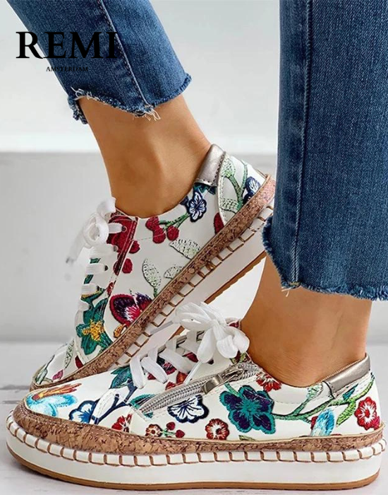 Emilie | Damesschoenen met bloemen