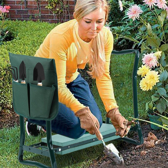 Gardening Support | Premium knie & zitbank met zijvakken | 65% Korting