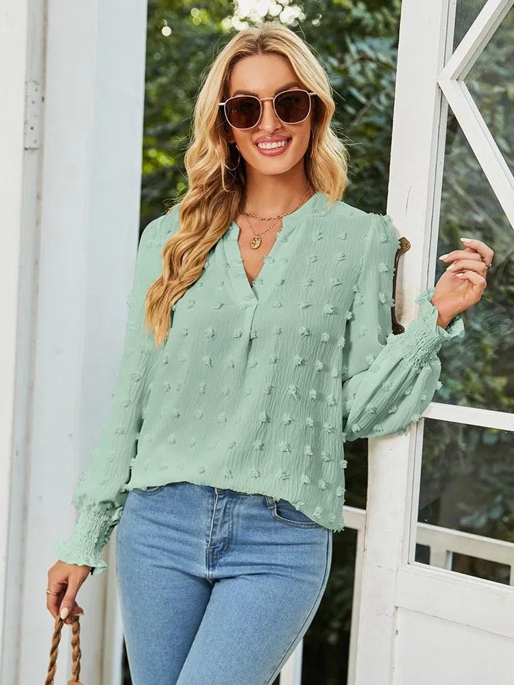 Joyce | V-Hals Blouse