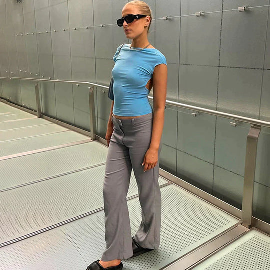 Denise™ | Stijlvol Rugloze top