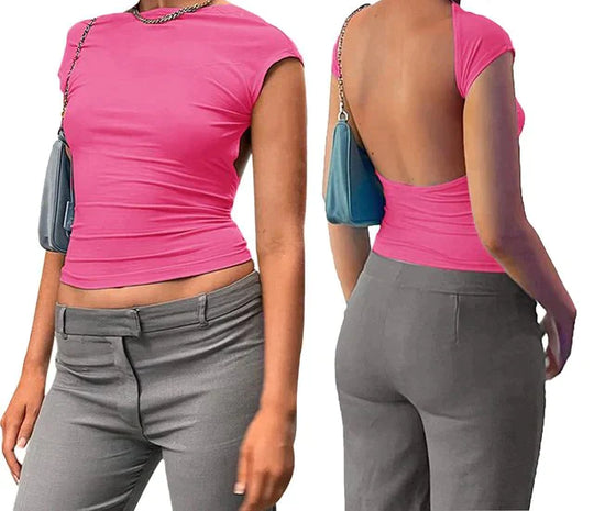 Denise™ | Stijlvol Rugloze top