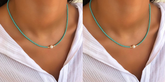 Aurora | Handgemaakte Helende Parelketting | 1+1 GRATIS