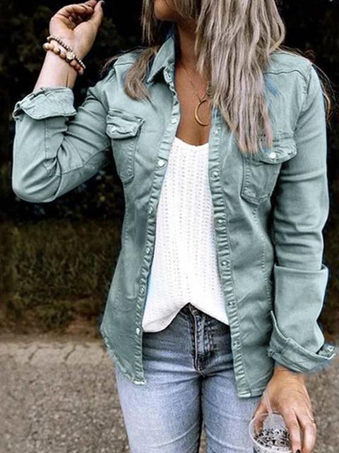 Lizzy™ | Stijlvol Denim Jasje