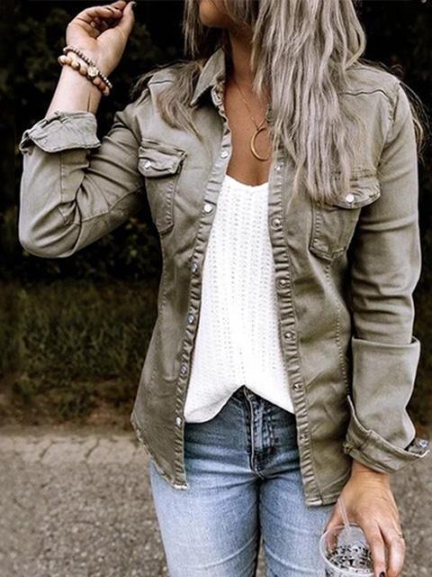 Lizzy™ | Stijlvol Denim Jasje