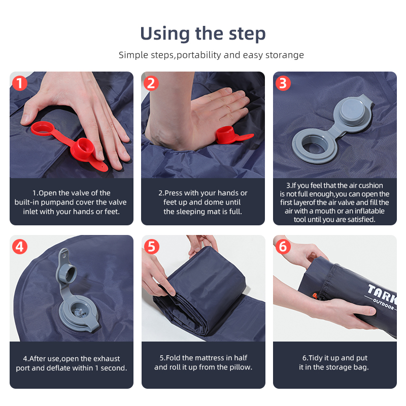 InflateMate | Ergonomisch luchtbed met ingebouwde pomp