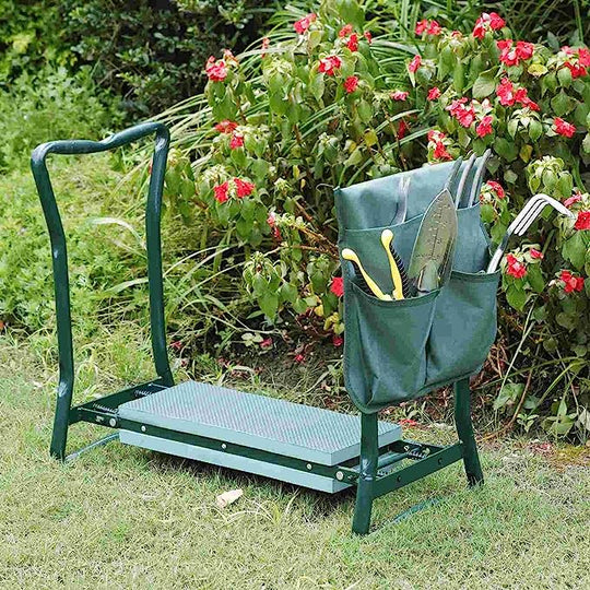 Gardening Support | Premium knie & zitbank met zijvakken | 65% Korting