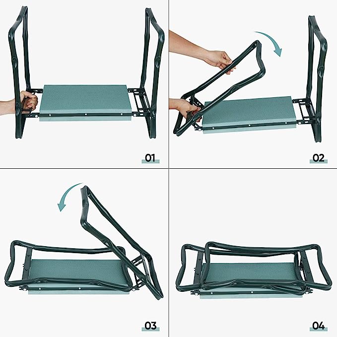 Gardening Support | Premium knie & zitbank met zijvakken | 65% Korting