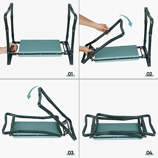 Gardening Support | Premium knie & zitbank met zijvakken | 65% Korting