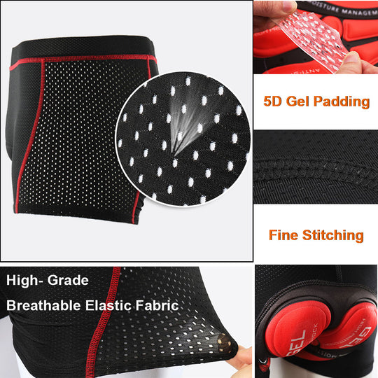 NaturoComfort | Unisex Fietsbroek 5D gel | 1+1 GRATIS