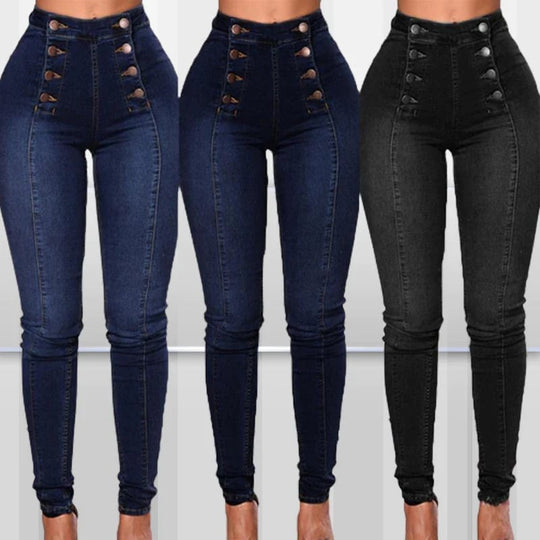 Sophie | Stretch jeans met hoge taille
