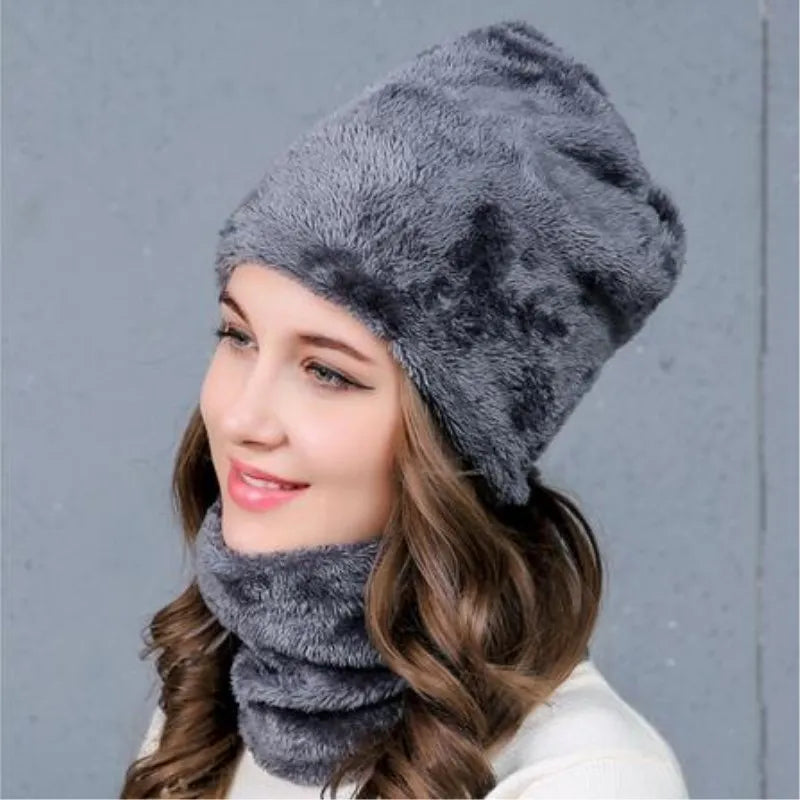 Ansel | Gebreide muts met nekwarmer