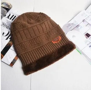 Ansel | Gebreide muts met nekwarmer