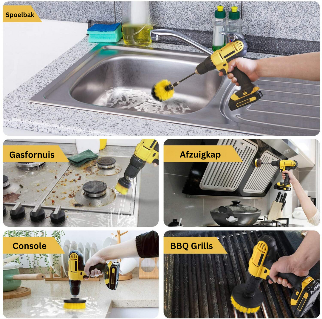 CleanzoidBrush | Multifunctionele Boorborstel