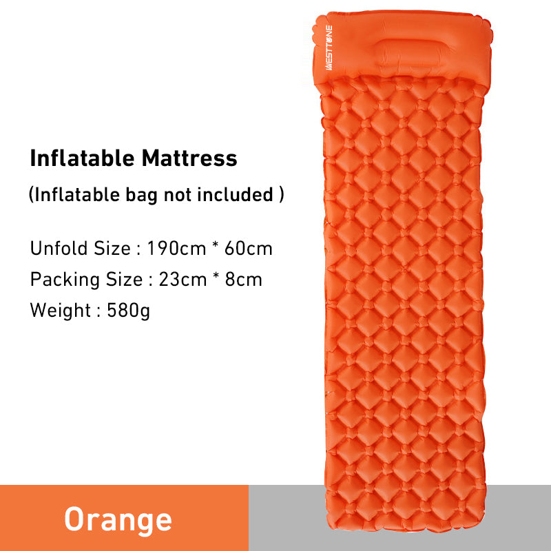 InflateMate | Ergonomisch luchtbed met ingebouwde pomp