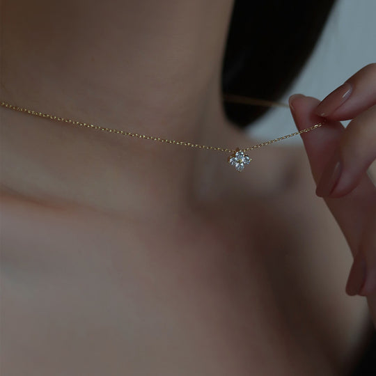 Anouk | Klaver Vier Stenen Ketting