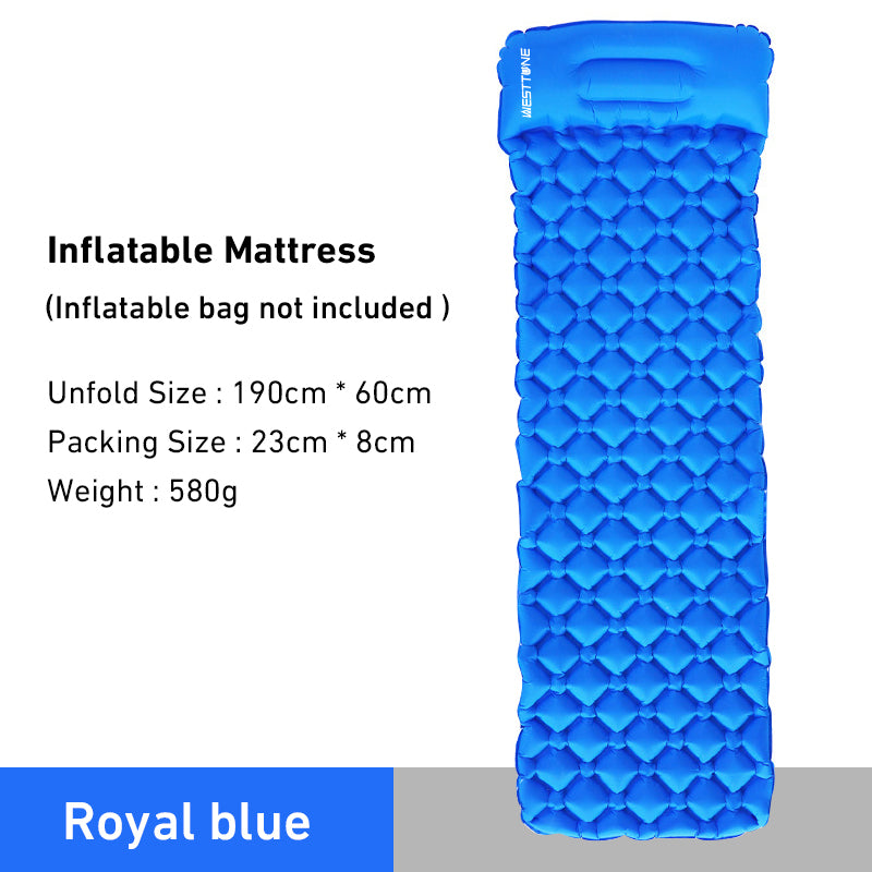 InflateMate | Ergonomisch luchtbed met ingebouwde pomp