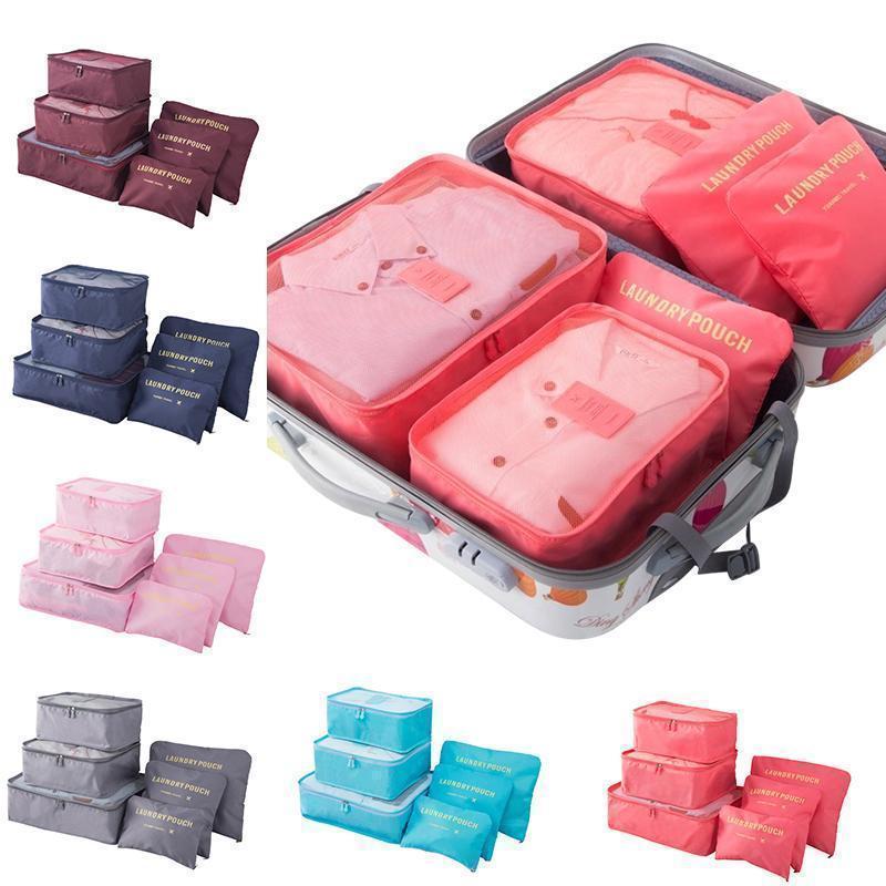 ReisOrganizer | Set van 7 ruimtebesparende opbergtassen