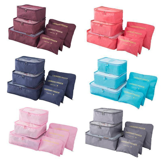 ReisOrganizer | Set van 7 ruimtebesparende opbergtassen