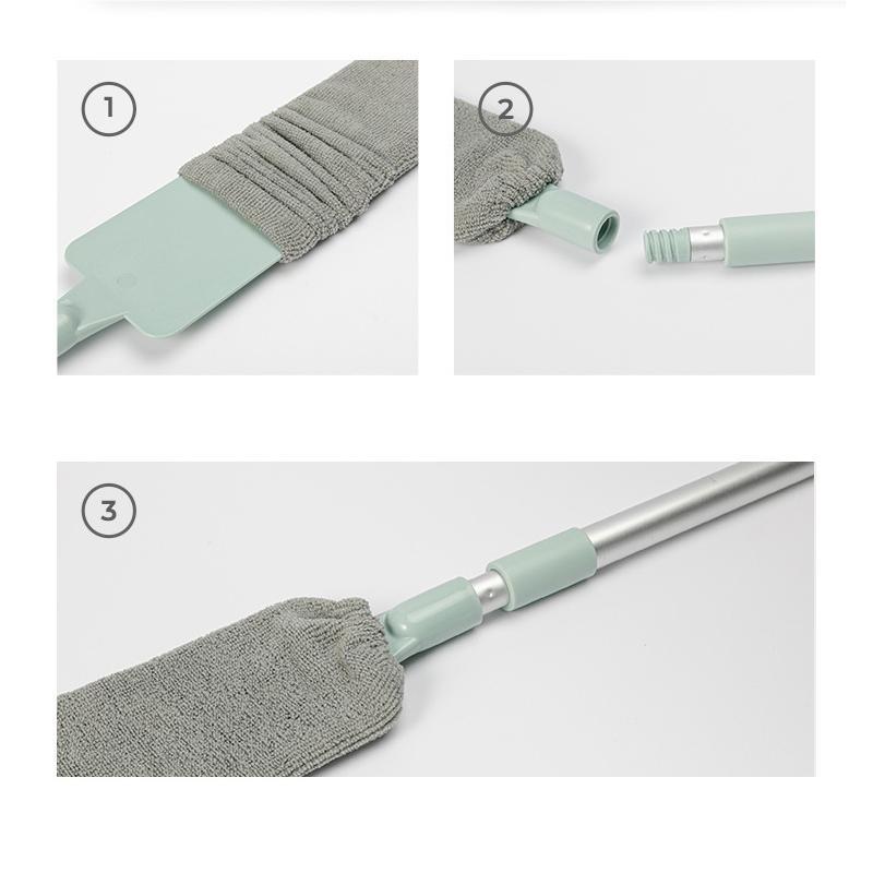 DustWand | Intrekbare stofmop | + Gratis extra schoonmaakdoek