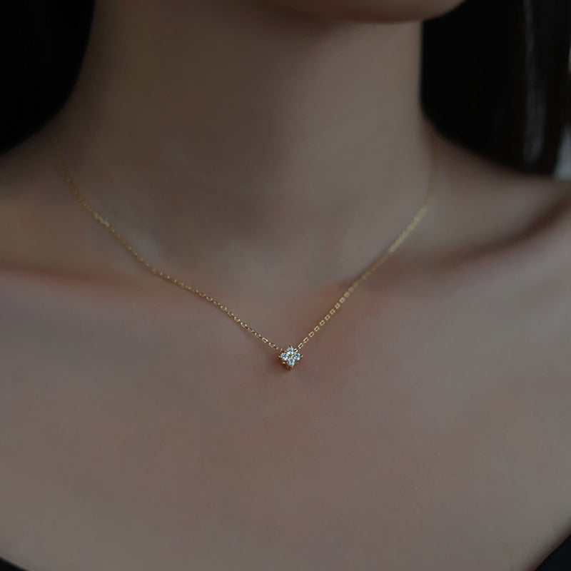 Anouk | Klaver Vier Stenen Ketting