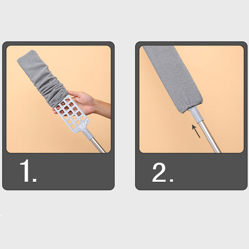 DustWand | Intrekbare stofmop | + Gratis extra schoonmaakdoek
