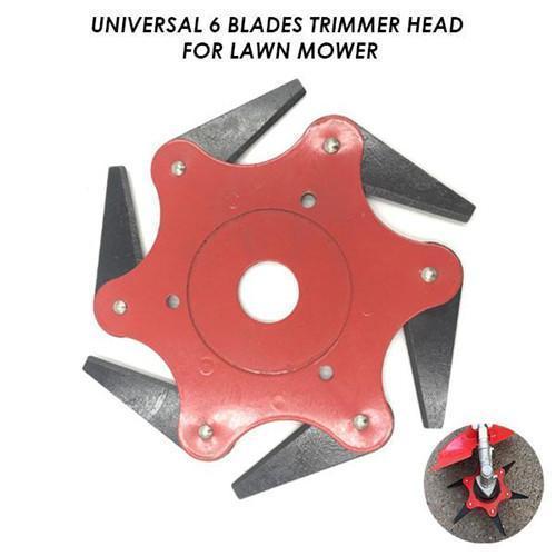 Sharp™ | Universal 6-Stål Razor Gräs Trimmer Huvud