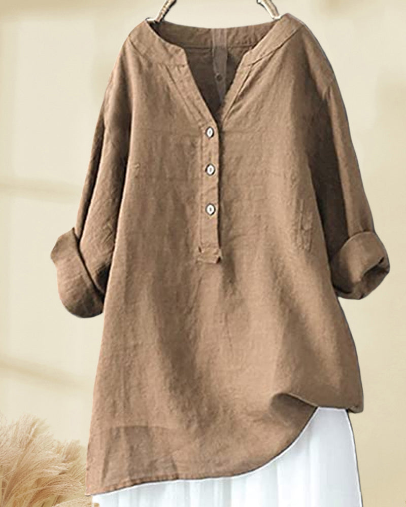 Benthe | Effen blouse