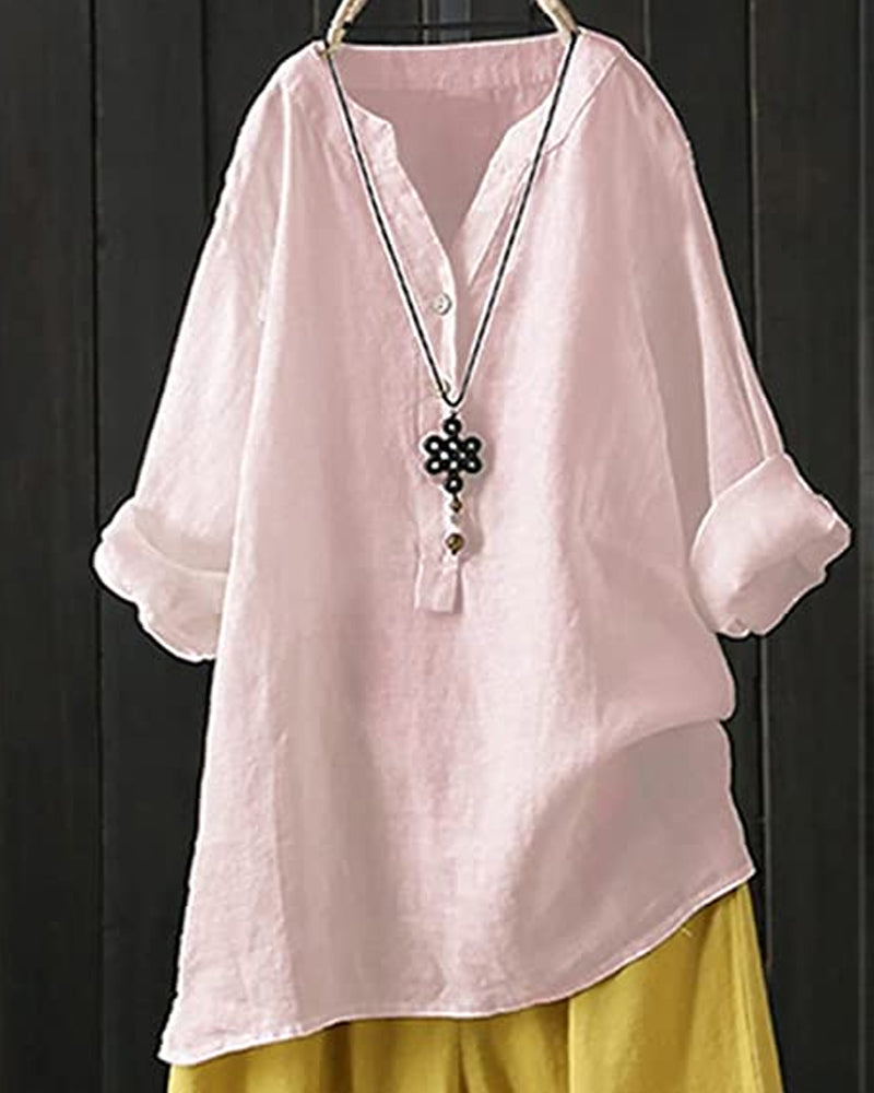Benthe | Effen blouse