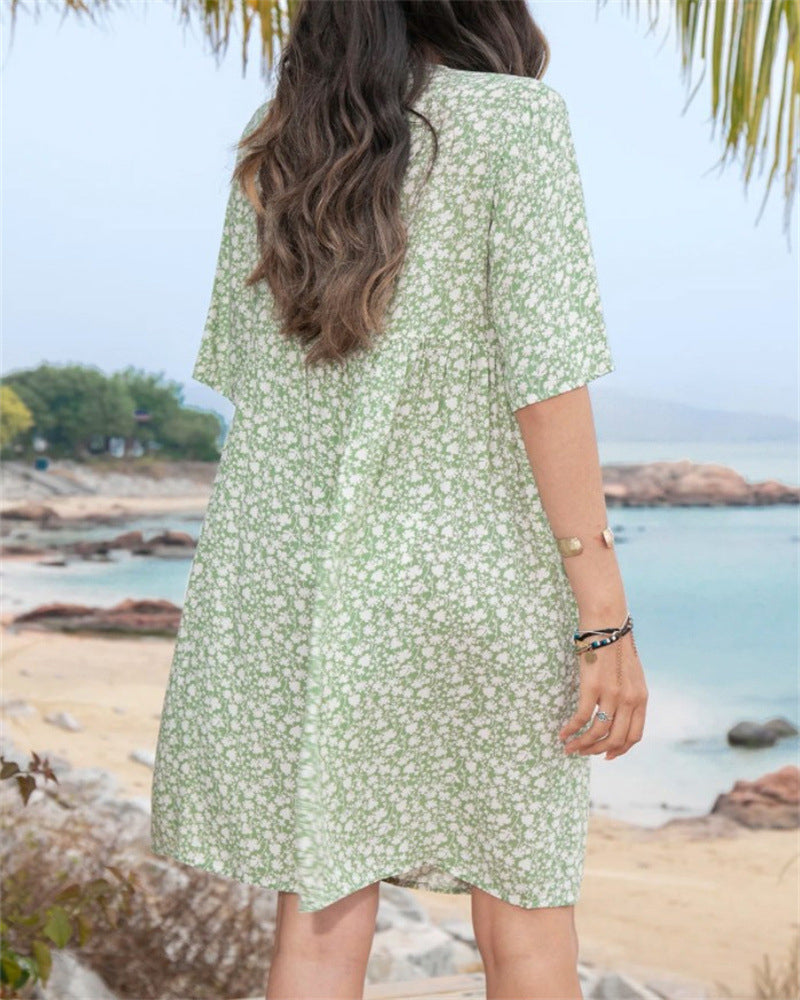 Anne-Sophie | Zomerjurk met bloemen