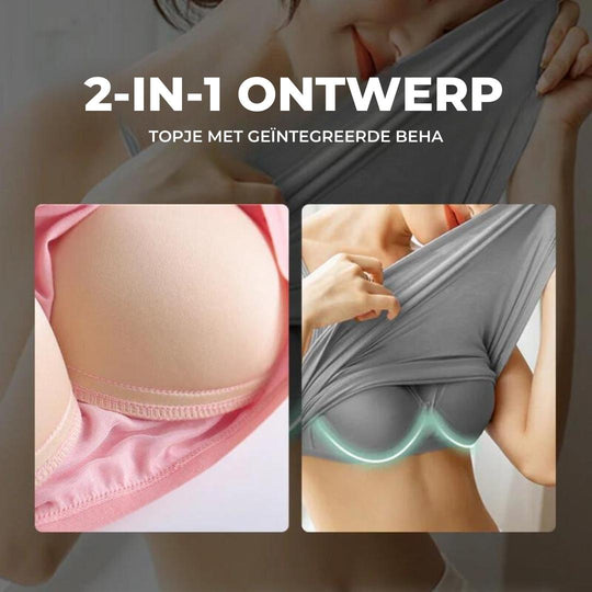 UltraSupport | Topje gecombineerd met beha | 1+1 GRATIS