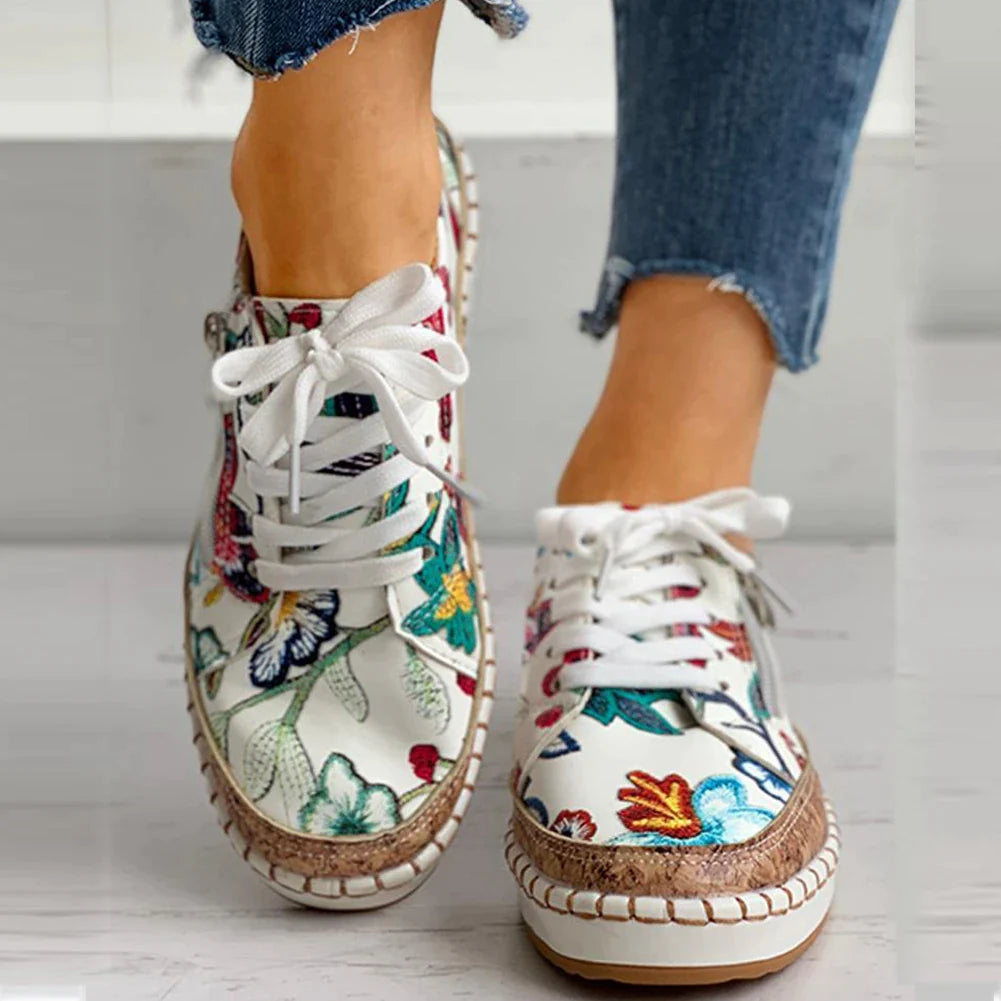 Emilie | Damesschoenen met bloemen