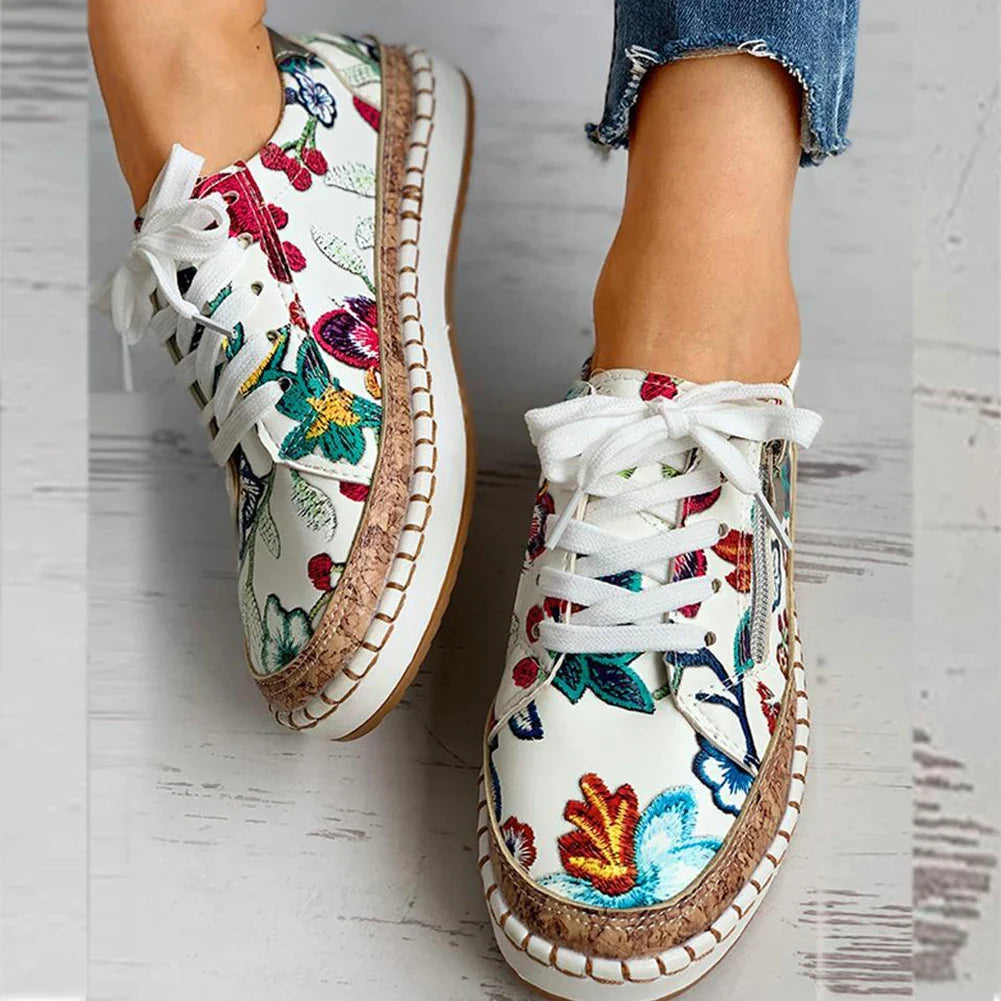 Emilie | Damesschoenen met bloemen